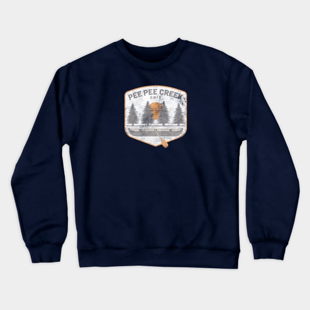 Pee Pee Creek, OH Crewneck Sweatshirt by Where?!? Apparel